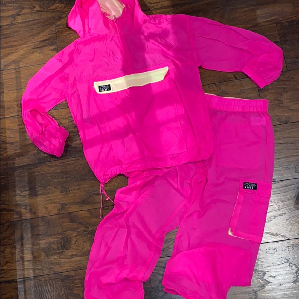 Stussy pants and jacket set